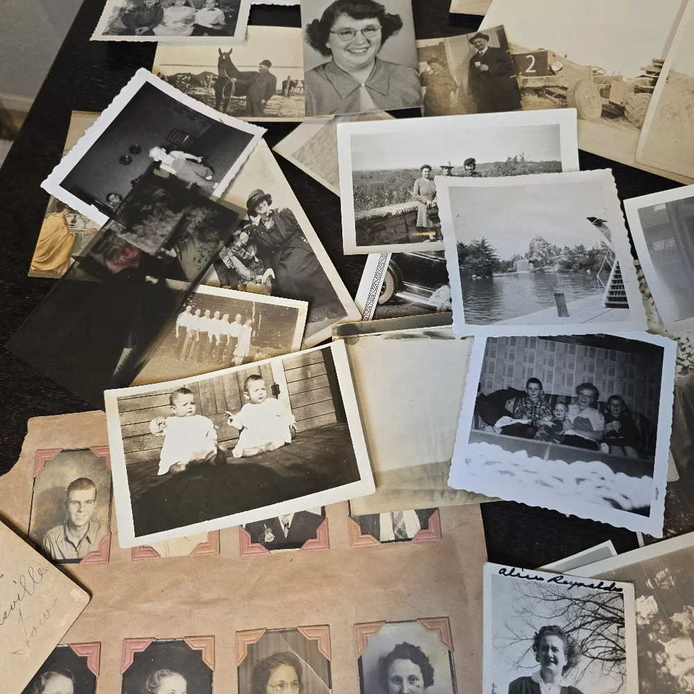 Vintage Black And White Photo Collection